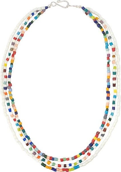 Upcycling Glasperlen Halskette - RAINBOW ENERGY - Global Mamas