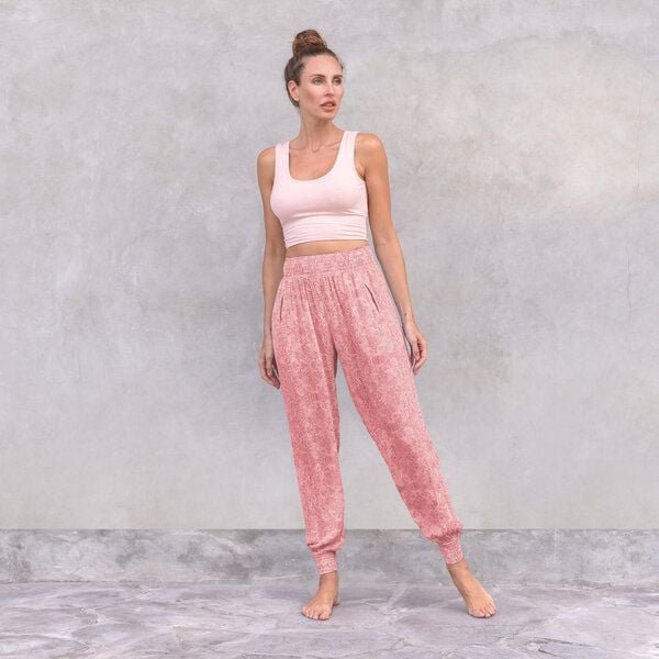 Jaya KURZES TOP SURYA - Bra/Croptop aus elastischer Biobaumwolle, Tankttop Stil vorne mit breiteren Trägern&raffiniertem...