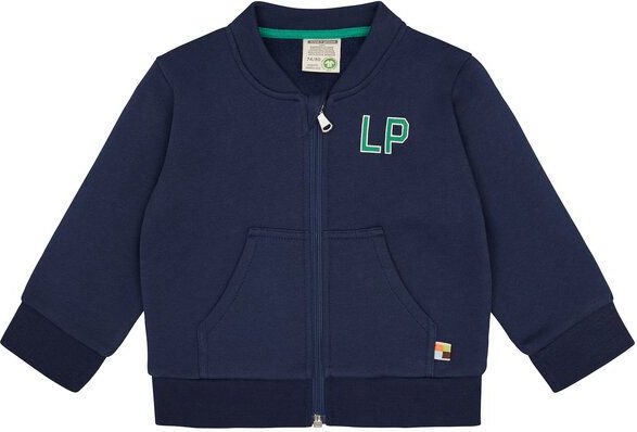 loud + proud Babys & Kinder College-Sweatjacke, GOTS-zertifiziert