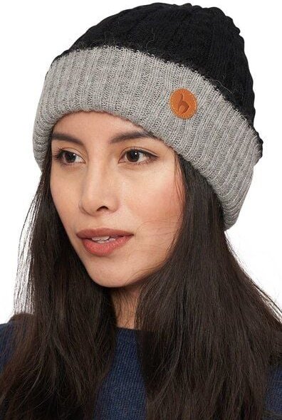 Apu Kuntur Alpaka Mütze SUAVE aus 100% Baby Alpaka – Wendbar & Warm