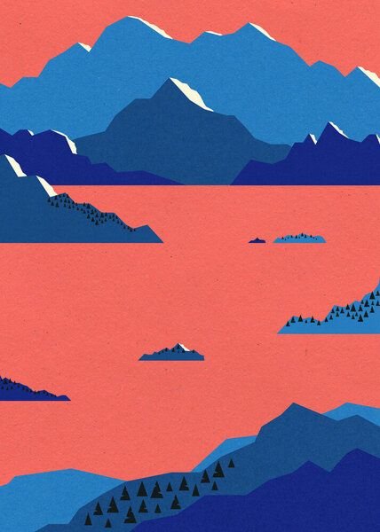 Photocircle Poster / Leinwandbild - Swedish Mornings