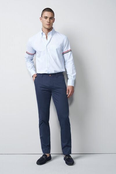M 5 BY MEYER Chino mit Stretchbund