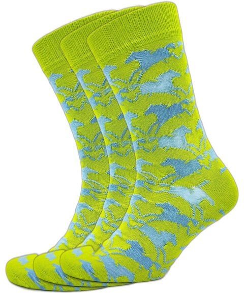 BLS Organic 3er Pack GOTS zertifiziert 98 % Bio-Baumwolle Pferdedesign