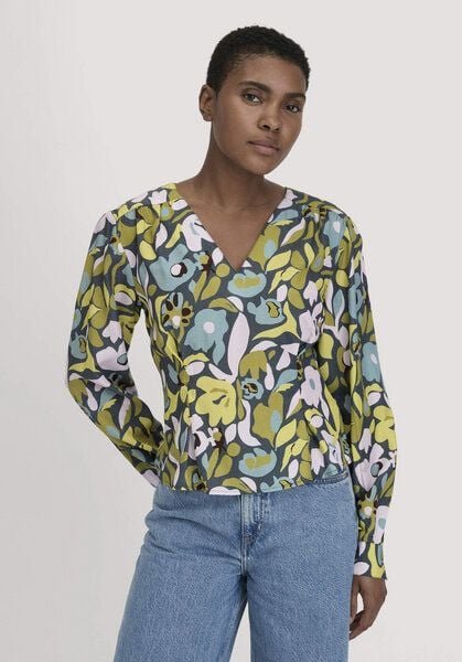 hessnatur Bluse Regular aus reiner LENZING ECOVERO Viskose