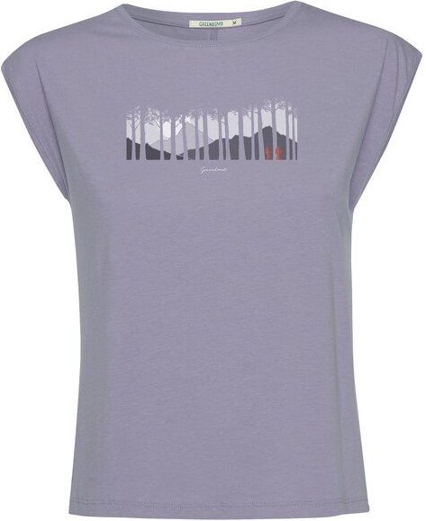 GREENBOMB Print T-Shirt Nature Forest Walk Timid