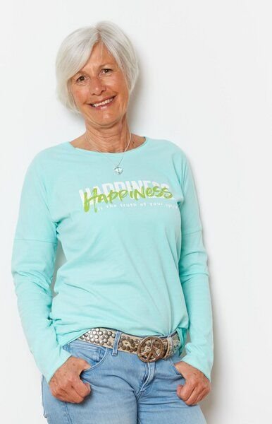 Thumbnail - SPARKLES OF LIGHT Yoga Shirt | HAPPINESS