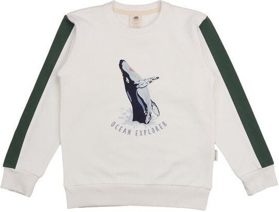 Kinder Sweatshirt Bio-Baumwolle Jumping Whales Walkiddy, GOTS-zertifiziert, kuschelweich, vegan, fair produziert, mariti...