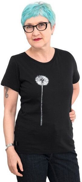 Hirschkind Fair-Trade-Frauenshirt "Pusteblume" - Made in Kenia -