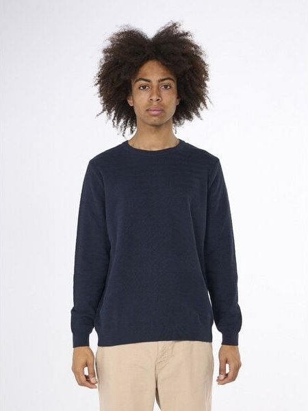 Thumbnail - KnowledgeCotton Apparel Strickpullover ZIG-ZAG aus Bio-Baumwolle