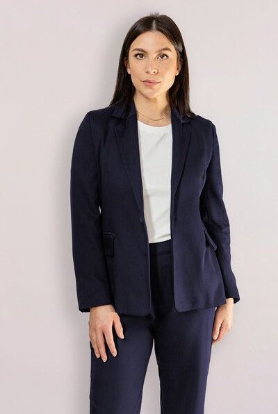 l'amour est bleu Blazer aus Tencel