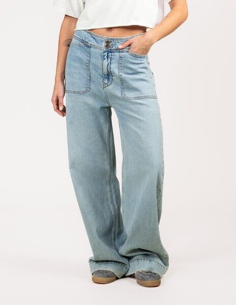 Kuyichi FARRAH Flare Jeans (Worker Steel blue)