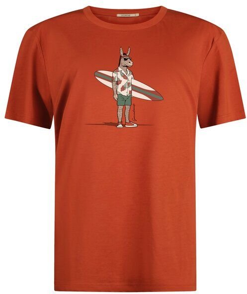 GREENBOMB Print T-Shirt Animal Donkey Surf Guide