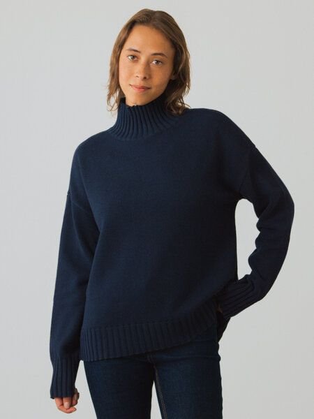 Honest Basics Mock-Pullover