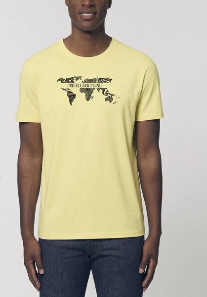 Human Family Bio Unisex Rundhals T-Shirt "Protect our Planet"