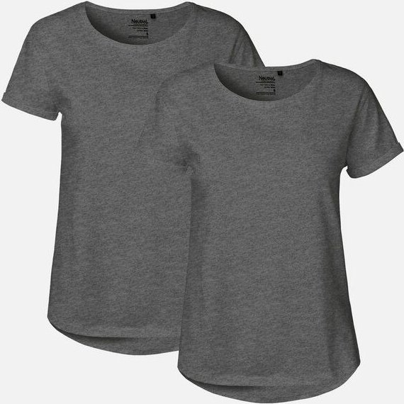 Doppelpack Neutral® Ladies Roll Up Sleeve T-Shirt