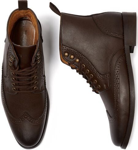 Will's Vegan Shop Brogue Stiefel Herren