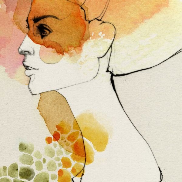 Photocircle Poster / Leinwandbild - Elle