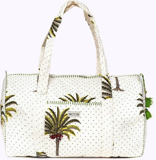 KIKOONI handgefertigte große Baumwolltasche "K. Shopper"