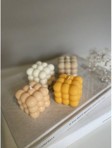 MYKIRO & CO Bubble Kerze aus Rapswachs