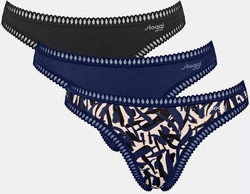 Sloggi 3er Pack GO Crush String Bio-Baumwolle