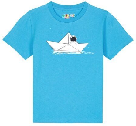 Thumbnail - watabout.kids T-Shirt Kinder Astronaut in paper boat