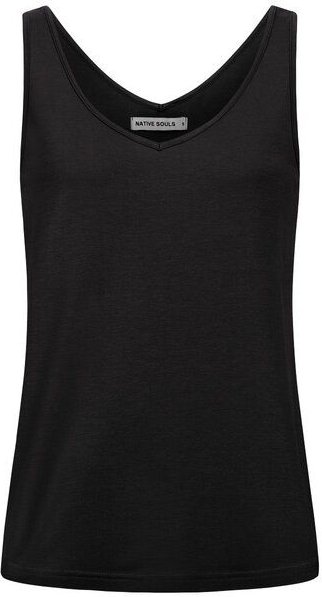 NATIVE SOULS Lyocell Damen V-Neck Top
