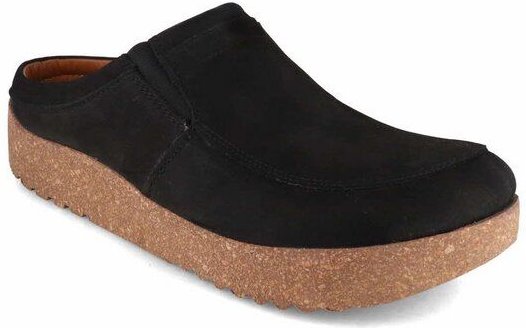 Tuffeln Leder Clogs 'Kommod' mit anatomischer Kork-Naturlatex Laufsohle