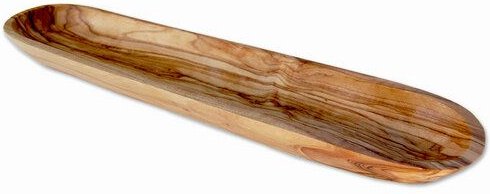 Olivenholz erleben Badablage / Baguetteschale (L30) aus Olivenholz