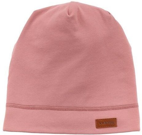 Kinder Fleece Mütze Pink Bio - Walkiddy Cameo Rosa, Nachhaltige GOTS-zertifizierte Baumwolle, Allergikerfreundlich, Umwe...