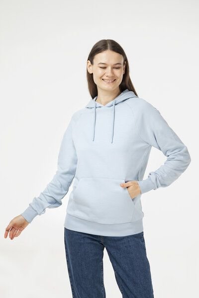 Evermind Unisex Raglan Hoodie aus Bio-Baumwolle