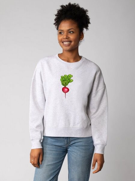 watapparel Sweatshirt Frauen Radieschen