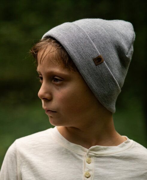 Kopyto Wolf Baby Kindermütze 100% RWS Merinowolle Mulesingfrei