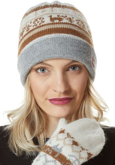 Apu Kuntur Mütze aus 100% Alpaka unbehandelt - NATURA