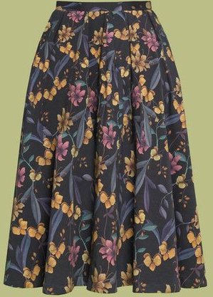 Atelier SNOW Wickelrock aus Bio-Baumwolle mit Muster