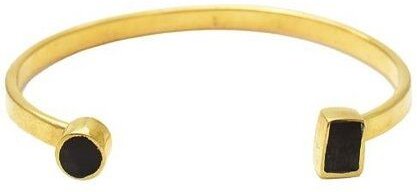 Swahili Coast Messing Armreif - BONE & HORN GEOMETRIC - Recycling Messingschmuck