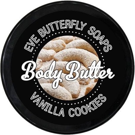 Eve Butterfly Soaps Shea Body Butter "Vanilla Cookies"