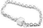 Jonathan Radetz Jewellery Kettenring fineCUBE, Silber 925, Sterlingsilber, Größe S - M, Handmade in Germany