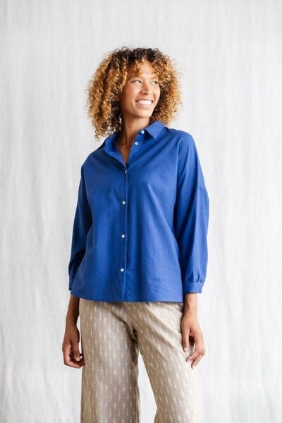 Jyoti - Fair Works Bio-Baumwoll Bluse Mayank