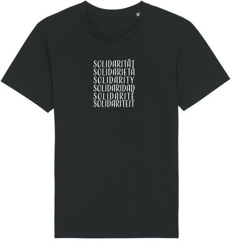 Human Family Bio Unisex Rundhals T-Shirt "Swing - Solidarity" in 5 Farben