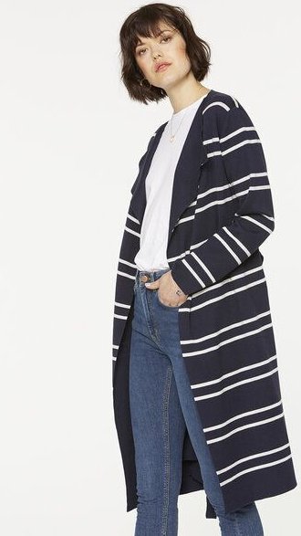 ARMEDANGELS SEVAAL STRIPES - Damen Longcardigan aus Bio-Baumwolle