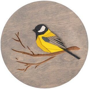 BeWooden Holzbild Wanddekoration – Yeltit | Handgefertigtes Dekor aus Birkenholz