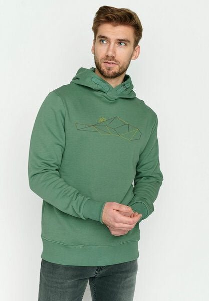 GREENBOMB Bike Geometric Star - Hoodie für Herren