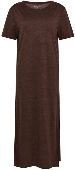 KnowledgeCotton Apparel Bio-Leinen T-Shirt Kleid GOTS/Vegan