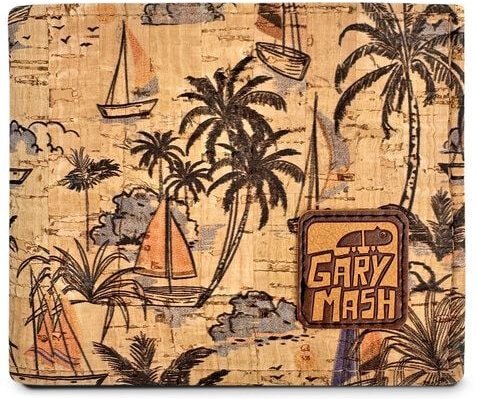 GARY MASH Geldbörse aus robustem Korkstoff