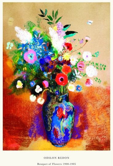 Photocircle Poster / Leinwandbild - Odilon Redon - Blumenbouquet