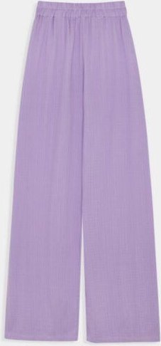 amt.studio Weite und leichte Waffle Stoffhose "Provence" in flieder