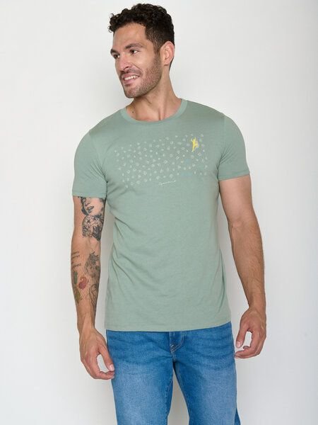 GREENBOMB Lifestyle Boulderer Guide - Sportliches T-Shirt aus Bio-Baumwolle / hochwertiger Print / GOTS / Fair & Vegan