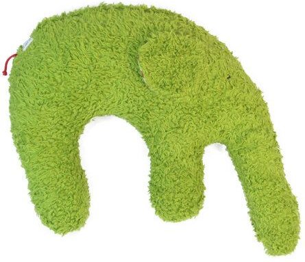 Pat und Patty Kuschelkissen/Nackenkissen/Nackenhörnchen "Elefant" EL-312,Füllung: Dinkelspelz bzw. Hirsespelz