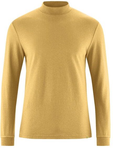 HempAge Rollkragen Langarmshirt Herren Hanf/Biobaumwolle