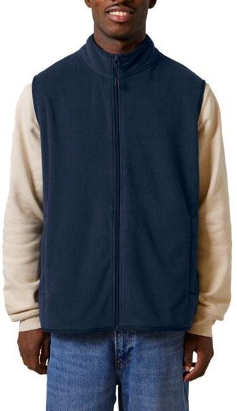 YTWOO Herren ärmellose Basic Fleecejacke aus 100% recyceltem Polyester